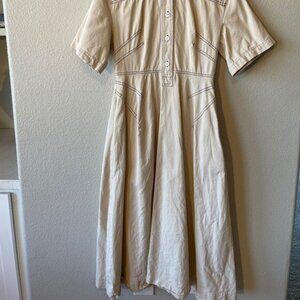 Rosetta Getty Dress Canvas Dress - Size 6